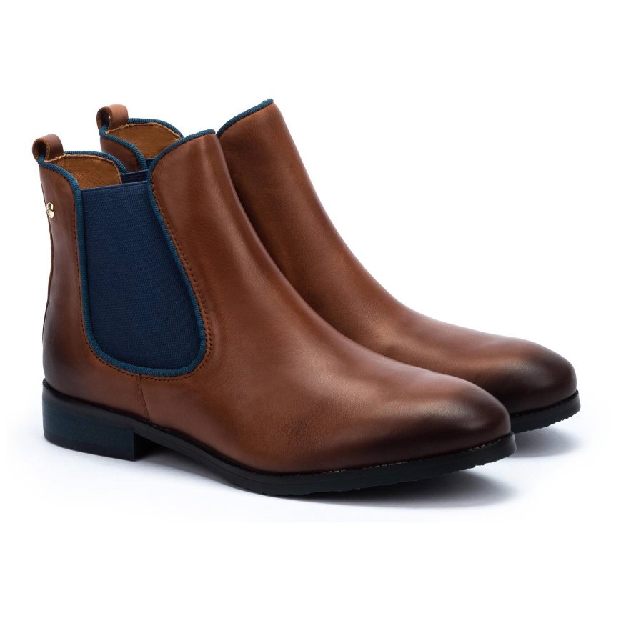 Women's Pikolinos ROYAL Ankle Boots Brown | NZ E029AQ8